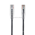 Factory price 1m 28AWG rj45 plug UTP cat6 slim patch cord cable